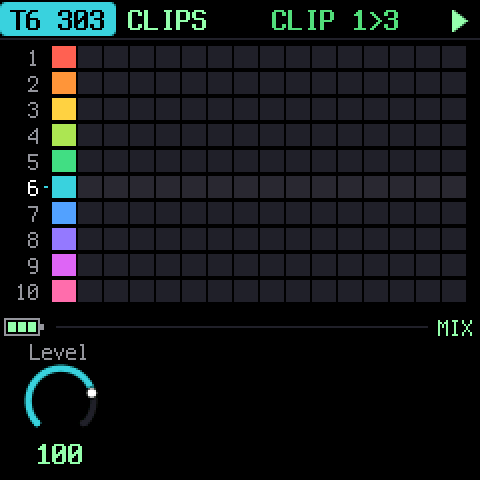 The clips: ten tracks, sixteen clips each